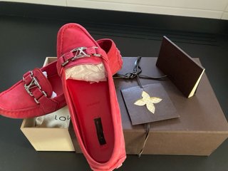 Mocasines Louis Vuitton Cereza Impecables