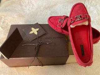 Mocasines Louis Vuitton Cereza Impecables