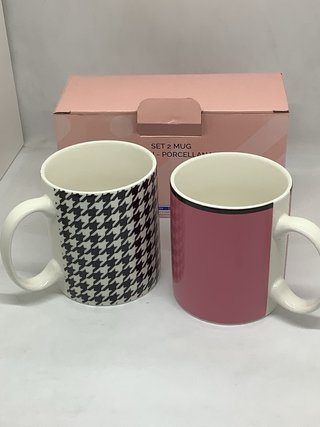 Set tazzie in porcellana Evviva