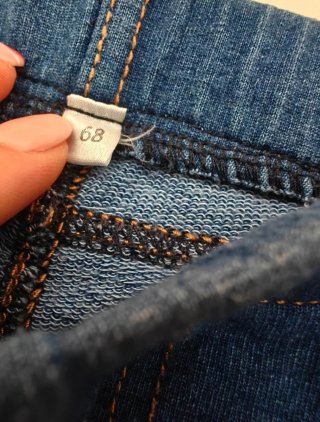 Vaqueros/leggins 6-9 meses impecables
