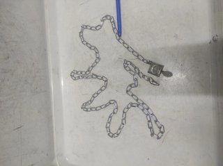Candado con cadena de 1,6m