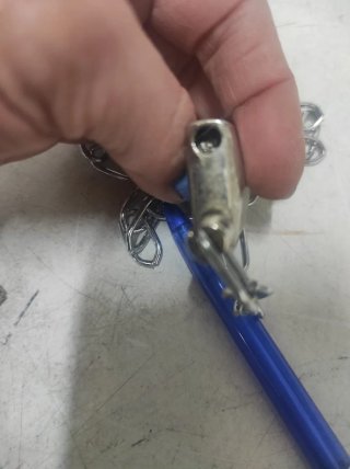 Candado con cadena de 1,6m