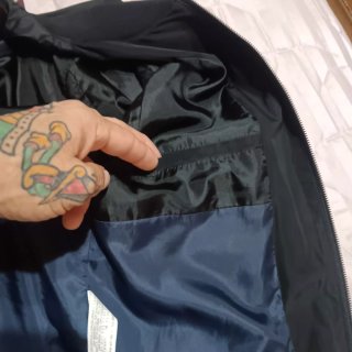 Giubbotto bomber nero leggero