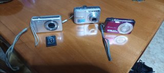 3 cámaras de fotos