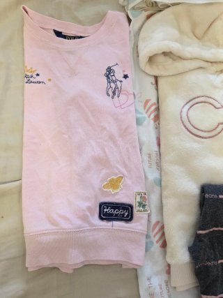 Conjunto Polo Ralph Lauren niña rosa