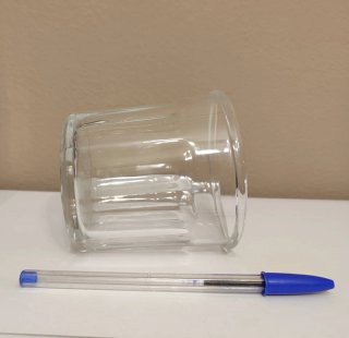 Tarro de cristal antiguo para mermelada