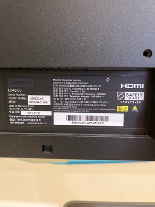 Monitor Lenovo 2K , con altavoces, compatible Mac