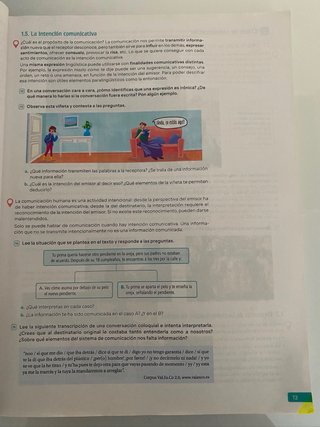 Lengua castellana y literatura 1 Bachillerato