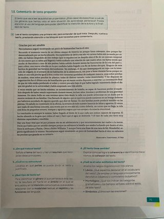 Lengua castellana y literatura 1 Bachillerato