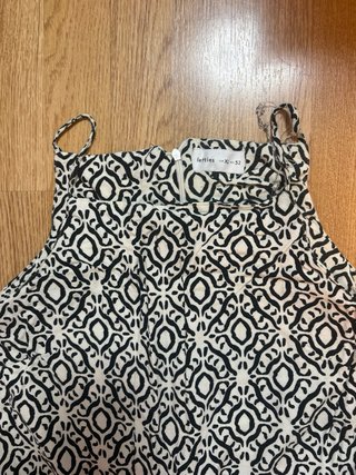 Mono Lefties Estampado Blanco y Negro Talla XXL
