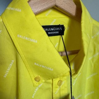 Camicia Balenciaga uomo manica corta nuova
