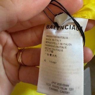 Camicia Balenciaga uomo manica corta nuova