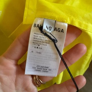 Camicia Balenciaga uomo manica corta nuova