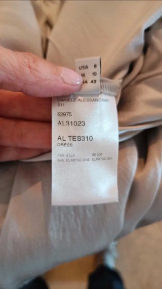 Mini abito in seta Alessandrini