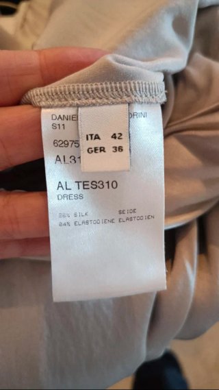 Mini abito in seta Alessandrini
