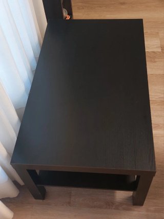 Mesa de centro Ikea negra