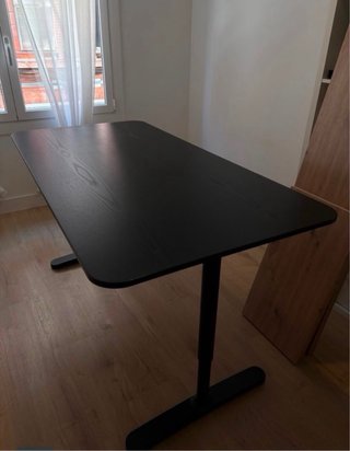 Escritorio Elevable Ikea Negro