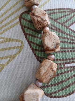 Collana Pietra Diaspro Paesaggio Grande