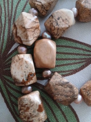 Collana Pietra Diaspro Paesaggio Grande
