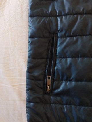 Chaleco acolchado azul talla S