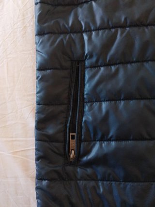 Chaleco acolchado azul talla S