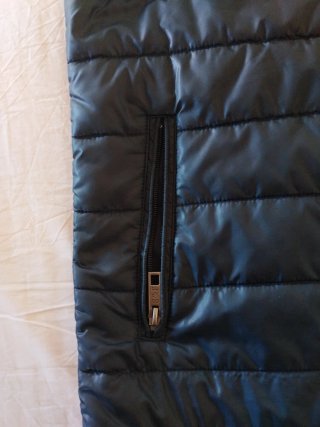Chaleco acolchado azul talla S
