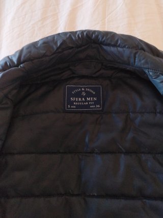 Chaleco acolchado azul talla S