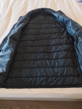 Chaleco acolchado azul talla S