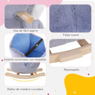 Caballito Balancín Pingüino Bebé +18 Meses