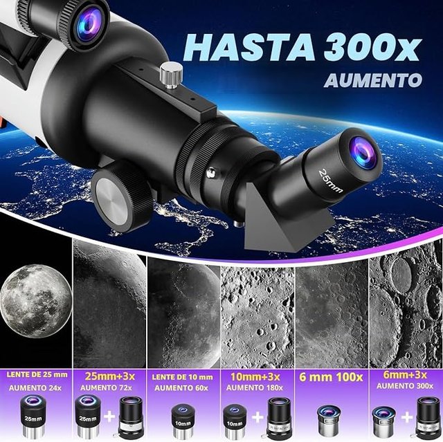 Telescopio Coolifepro HD con Accesorios