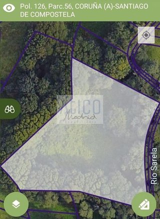 Terreno en venta en Ensanche - Sar en Santiago de Compostela