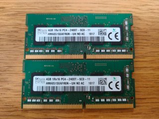 RAM 2x4GB DDR4