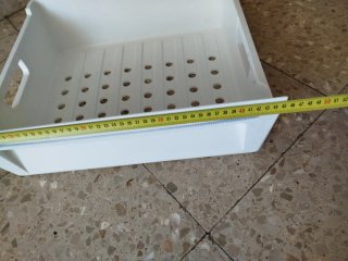 Cajón para congelador blanco