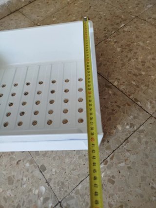 Cajón para congelador blanco