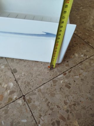 Cajón para congelador blanco