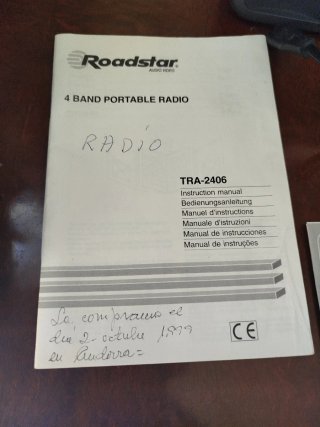 Radio Portátil Roadstar TRA-2406