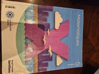Libro matemàtiques 5° de primaria