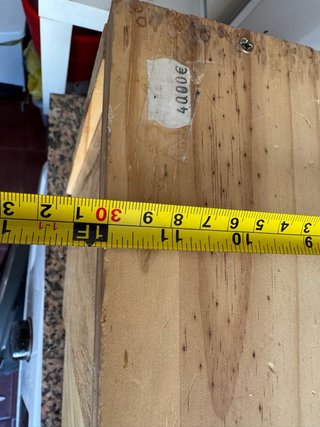 Caja de madera 36/36/30 cm