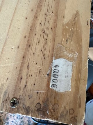 Caja de madera 36/36/30 cm