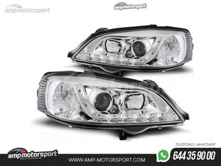 FAROS DELANTEROS LUZ DIURNA LED PARA OPEL ASTRA G