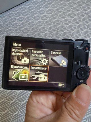 Fotocamera Sony DSC-WX350 Nera