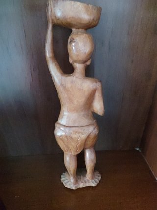 Escultura africana madera alta calidad
