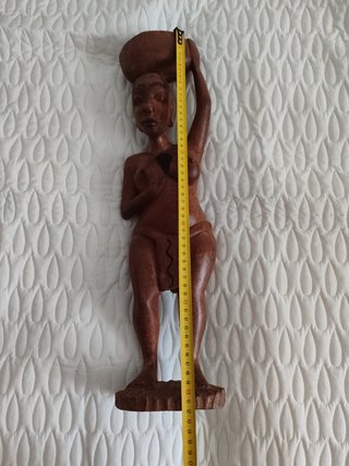 Escultura africana madera alta calidad