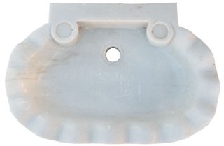 Lavello in marmo bianco L58xP39xH13 cm · Antichità