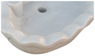 Lavello in marmo bianco L58xP39xH13 cm · Antichità