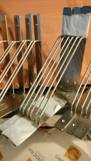 Soportes Estanterías Metal Anti-óxido 12+8