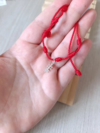 Pulsera 7 nudos cruz caravaca