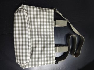 Bolso carrito bebé cuadros VichY