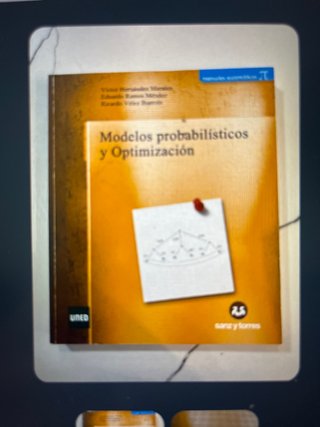 Libro estadistica uned ITI - modelos probabilistic