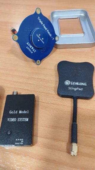 Video receptor (VRX) y antenas
